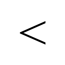 <) in latex, you are in for a surprise as you cannot use that character as is. Less Than Sign Times New Roman Regular Graphemica