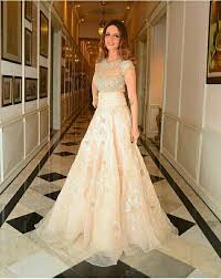 Suzanne Khan Looking Super Gorgeous In Designer Outfit By Abujanisandeepkhosla Fashion Desi Fashion Bollywood Celebrities