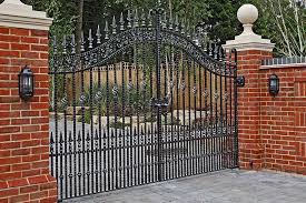 Choose from traditional or modern styles, theme designs, and more. Vintage Estate Entrance Swing Wrought Iron Gates Design For Sale Iok 188 You Fine Sculpture