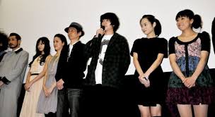 L-r Japanese Actor Kiyohiko Shibukawa Japanese Editorial Stock Photo