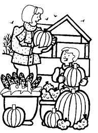 Color this amazing autumn design and bring it to life with bright colors and your imagination. Son Harvest Coloring Pages