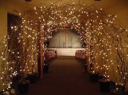 Soft Candlelight And Twinkling Fairy Lights Create A Cosy And Romantic Setting They Don T Just Have To Be Conf Wedding Arch Wedding Decorations Winter Wedding
