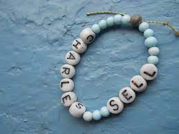 Vintage 1940s Beaded Hospital Id Baby Boy Bracelet Etsy Boys Bracelets Kids Bracelets Baby Jewelry