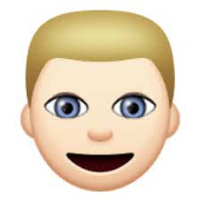 White Person With Blond Hair Emoji U 1f471 U 1f3fb Emoji Light Skin Tone Emoji Faces