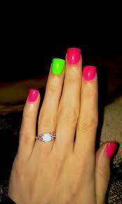 Check spelling or type a new query. My Hot Pink And Green Nails My Favorite Colors Love Them Chicky Pink And Green Nails Neon Green Nails Green Nails
