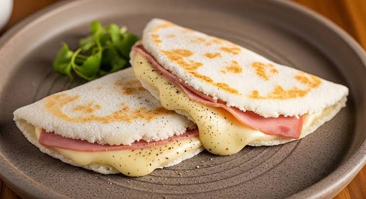 Tapioca Queijo c/ Presunto e Orégano