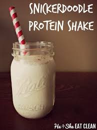 Clean Eating Snickerdoodle Protein Shake Recipe Recipe Protein Shakes Snickerdoodles Shake Recipes