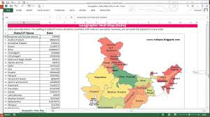 Geographic Heat Map For India In Excel