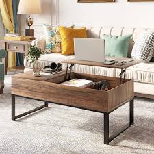 Home bi lift top coffee table with hidden storage compartment and two drawers, modern versatile lift up coffee dining table for living room, sofa tea table for reception room (45.27 l,black) 3.9 out of 5 stars 94. Buy Yitahome Coffee Tables Brown Online In Vietnam B093fkblsd