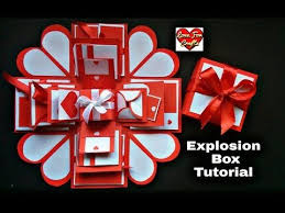 Diy love box for valentine's day / anniversary gift | handmade surprise box. Explosion Box Tutorial How To Make Explosion Box For Valentine S Day Anniversary Youtube Explosion Box Tutorial Exploding Box Card Explosion Box