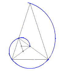 File Golden Spiral In Triangles Png Wikimedia Commons