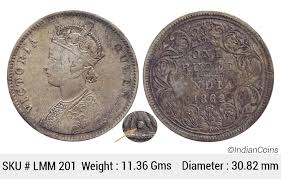 British India Victoria Queen Silver ...