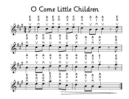 O Come Little Children Learning Music Notes Come Little Children Learn Music