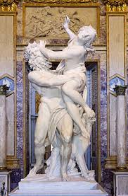L'enlèvement de perséphone est un sujet fréquent dans l'art : Enlevement De Proserpine Bernini