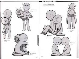 super deform pose collection vol 7 couples in love pose drawing reference book anime books drawing reference drawing poses drawing base