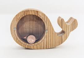 Whale Money Box Solid Tree Money Box Wooden Money Box Etsy Wooden Money Boxes Wooden Money Money Box