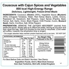 The steps to cook near east couscous on a stove. Expedition Foods Couscous With Cajun Spices And Vegetables High Energy Serving Pack Of 2