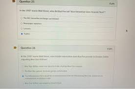 So, does blue horseshoe still love anacott steel? Question 25 6 Pts In The 1987 Movie Wall Street Who Chegg Com