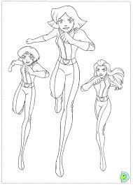 Totally Spies Coloring Pages Totally Spies Coloring Pages Cute Drawings
