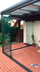 Ein Alu Terrassendach Der Marke Rexopremium Anthrazit 5m X 2 M Mit Vsg Eindeckung Durch Die Glasschiebew Terrassendach Gartenhaus Mit Terrasse Terrassen Dach