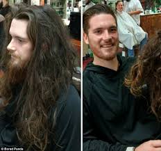 All hair colors, various styles, hair types and face types. Bored Panda Shares Photos Of Men After Cutting Long Hair Daily Mail Online