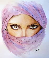 Pin By Micrich On العمل الفني Middle Eastern Art Woman Painting Eastern Art