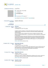 Give your cv format a professional look in my free online cv builder. Esempio Di Curriculum Vitae Europass Infermiere