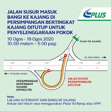 Kindly, follow the map red star all the way down to the bottom. Persimpangan Bertingkat Kajang Ditutup Mulai 10 Ogos