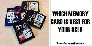 Maybe you would like to learn more about one of these? Which Memory Card Is Best For Your Mirrorless Or Dslr Camera In 2021 The Beginner Photography Podcast