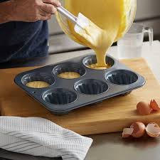 6 Cup 8 Oz Non Stick Carbon Steel Fluted Jumbo Muffin Pan 10 1 2 X 13 3 4 In 2020 Jumbo Muffin Pans Muffin Pan Jumbo Muffins