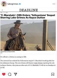 Kaycee Dutton spinoff. Posted by Luke Grimes : rYellowstonePN