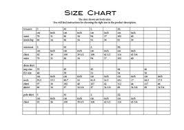 How To Measure For Menswear And Size Chart