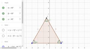 Untuk alas kami tandai dengan huruf. Segitiga Sama Sisi Geogebra