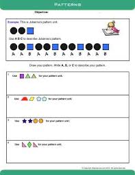 Worksheet Patterns Create And Describe Repeating Patterns Pattern Worksheet Math Patterns Repeating Patterns