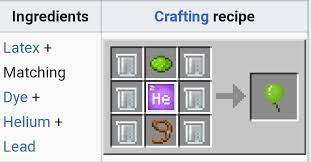 However, when the fence is removed, it floats into the air. How Do You Craft Balloons This Comes From The Minecraft Wiki R Minecraft