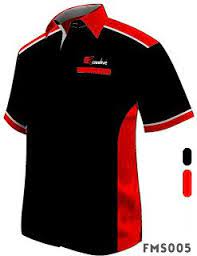Terdapat pelbagai jenis design dan pattern yang kami sediakan untuk anda pilih mengikut keinginan dan kesesuaian masa kini. Fms005 F1 Shirt Male Shirt Short Sleeve Black Based Shirt Polo Shirt Design Corporate Shirts Polo Design