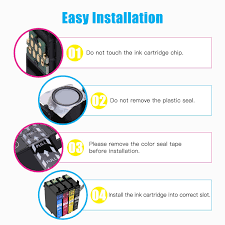 Zobacz instrukcję obsługi tego produktu bezpośrednio i całkowicie bezpłatnie. Ersatz Der Aibecy 2991 4 Xl Tintenpatronen Fur Epson 29 Xl 29xl Kompatibel Mit Epson Expression Home Xp 342 Xp 352 Xp 235 Xp 355 Xp 245 Xp 442 Xp 335 Xp 255 Xp 257 Xp 332 Xp 345 Xp 352 Xp 432 Xp 435 Drucker 4er Pack