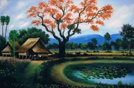 Maybe you would like to learn more about one of these? 9 Lukisan Dengan Pemandangan Sawah Era 90 An Ini Bikin Kangen Masa Kecil Dulu Yukepo Com
