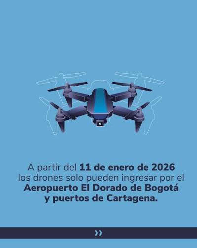 ✈️ Si planea ingresar drones o sus partes al país, tenga en cuenta que hay  nuevas disposiciones aduaneras que buscan fortalecer la seguridad nacional.  📌 Infórmese con anticipación, consulte la normativa vigente