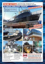 Marine Auctions August Online Auction Ex Longline Fishing Vessel Devocean Marine Fishing Vessel Auction