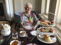 She has a crescent moon at her feet, wears indeed, whilst the high priestess' pomegranates were strewn across the curtain behind her, the empress wears hers on her gown. High Tea At The Empress Hotel In Victoria British Columbia