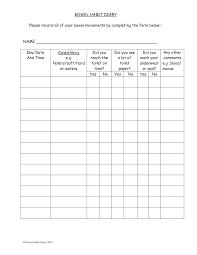 7 Images Of Bowel Movement Chart Template Splinket Com