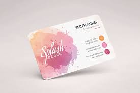 They are in line with the most people's taste and easily match most product packages. Watercolour Business Card Watercolor Business Cards Business Card Template Design Business Cards Creative Templates