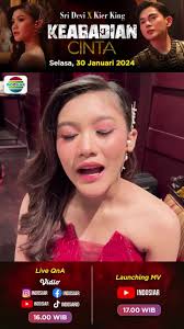 4 Hari Lagi! Saksikan Premier MV "Keabadian Cinta" Sridevi X Kier King  mulai 30 Januari 2024 pukul 17.00 WIB di Youtube Indosiar Absen yuk siapa  yang udah makin gak sabar? #KeabadianCintaIndosiar