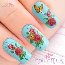 Fancy nails cute nails pretty nails sparkly nails gorgeous nails beach nail art beach nails fingernail designs acrylic nail. Nail Art Uk On Twitter Looking For Some Super Cute Beach Nails Glamournailart Has Used Used Our Sea Themed Adhesive Nail Stickers For This Mani Available From Out Online Store Based