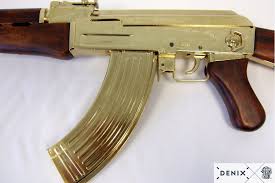 Our model features wood stocks, metal receiver / barrel. Ak47 Asault Rifle Russia 1947 The Gun Store Cy