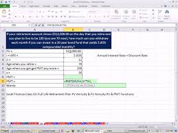 how to calculate monthly retirement income in microsoft