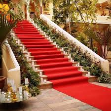 This stair tread is all about convenient decoration for a busy home. Top 14 Staircase Decor Ideas To Elevate Your Wedding Decor Shaadisaga