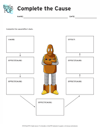 Cause And Effect Chain Brainpop Educators