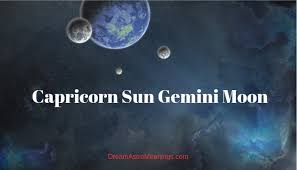 Capricorn Sun Gemini Moon Personality Compatibility
